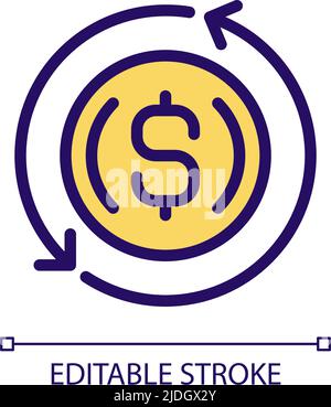 Budget pixel perfect RGB color icon Stock Vector Image & Art - Alamy
