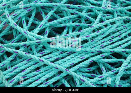 Fishing net rope Stock Photo