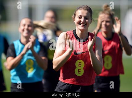 England's Ellen White during a training session at St George's Park, Burton-upon-Trent. Picture date: Tuesday June 21, 2022. Stock Photo