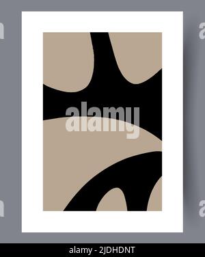 Modern printable artworks for interior designs Stock Vector