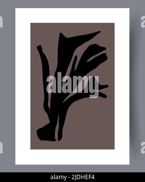 Modern printable artworks for interior designs Stock Vector