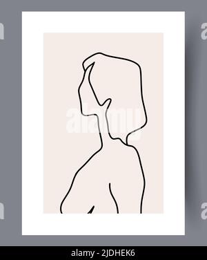 Abstract modern art wall designs  Stock Vector