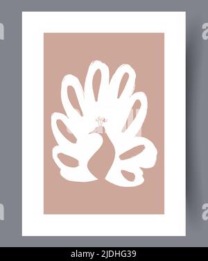 Modern printable artworks for interior designs Stock Vector