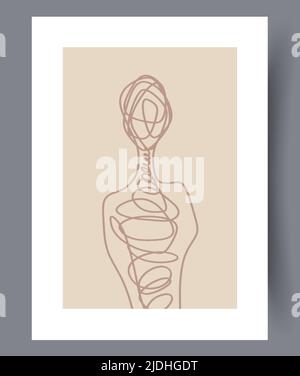 Modern printable artworks for interior designs Stock Vector