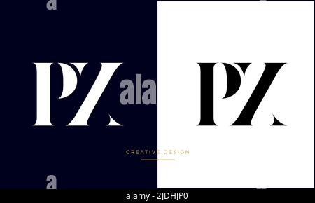 Alphabet Letters PX or XP Abstract Icon Logo Monogram Stock Vector