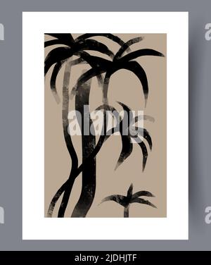 Modern printable artworks for interior designs Stock Vector