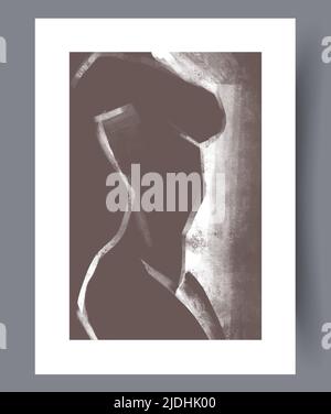Modern printable artworks for interior designs Stock Vector