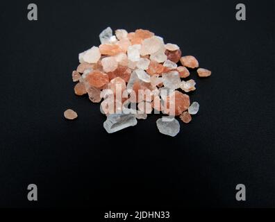 Himalayan Rock salt crystals. Stock Photo
