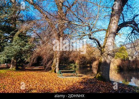 Malmsbury Botanic Gardens in Victoria Australia Stock Photo