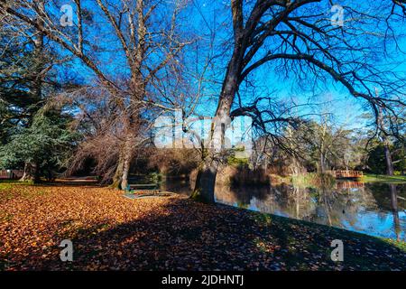 Malmsbury Botanic Gardens in Victoria Australia Stock Photo