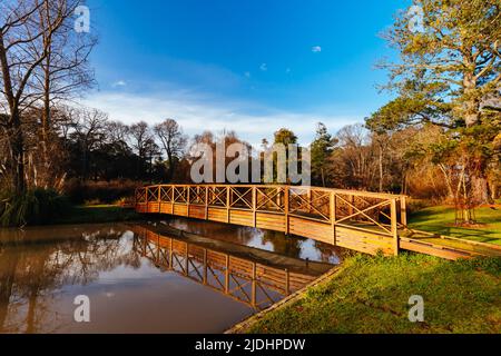 Malmsbury Botanic Gardens in Victoria Australia Stock Photo