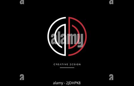 Alphabet Letters QB, BQ, Q or B Abstract Icon Logo Monogram Stock Vector