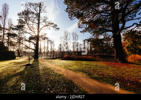 Malmsbury Botanic Gardens in Victoria Australia Stock Photo