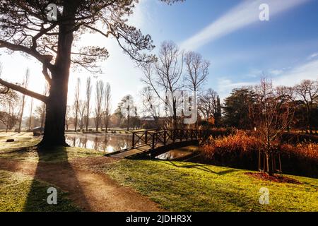 Malmsbury Botanic Gardens in Victoria Australia Stock Photo