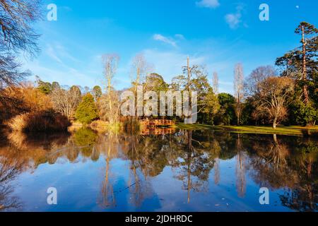 Malmsbury Botanic Gardens in Victoria Australia Stock Photo