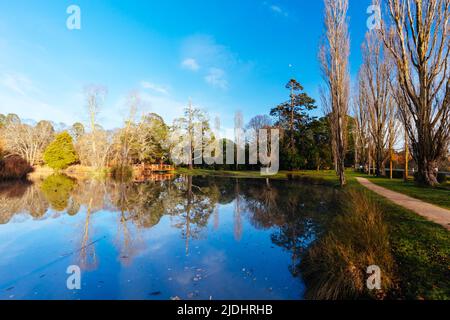 Malmsbury Botanic Gardens in Victoria Australia Stock Photo