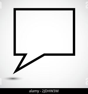 message,thought icon Symbol Sign Isolate on White Background,Vector Illustration Stock Vector