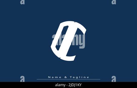 Alphabet letters Initials Monogram logo DC , CD Stock Vector