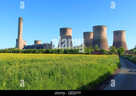 Fiddlers Ferry, Coal Fired powerstation, Warrington, Cheshire, UK Stock Photo