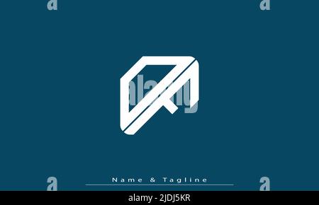 Alphabet letters Initials Monogram logo DF , FD Stock Vector