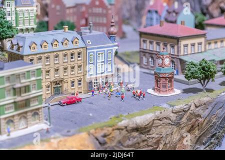 Flemington, NJ, United States. April 24, 2022: Northlandz is a model railroad layout and museum located near Flemington, New Jersey. Stock Photo