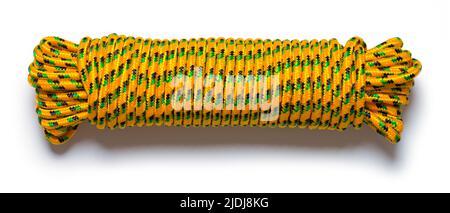 Yellow Nylon Rope Rope Made Nylon Stock Photo 1387515962