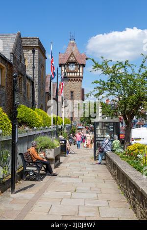 The Clock Tower, High Street, Ledbury, Herefordshire, UK 2022 Stock Photo