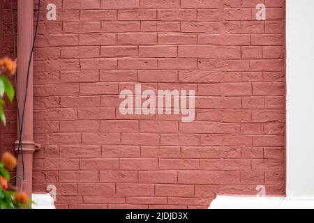 Old brick wall as an element of the packaging design Stock Photo