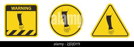 PPE Icon.Wear Tackle Hand Symbol Isolate On White Background,Vector Illustration EPS.10 Stock Vector