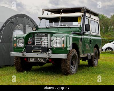 Classic series Land Rover, UK Stock Photo