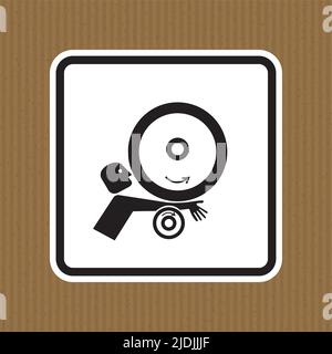 Arm in Rollers Symbol Sign Isolate On White Background,Vector Illustration EPS.10 Stock Vector
