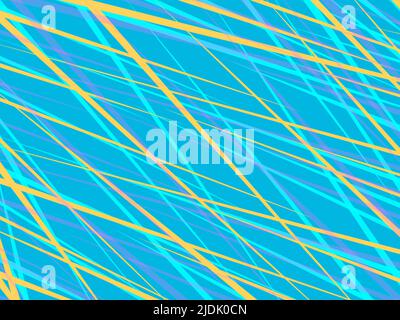 blue orange scratch background, pop art abstract. The stripes are colored Stock Vector