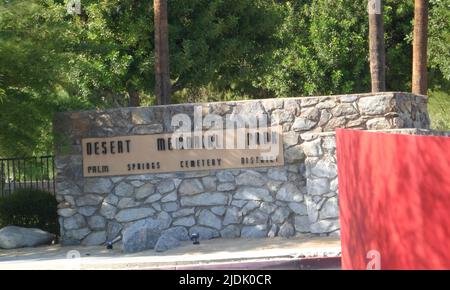 Cathedral City, California, USA 11th June 2022 A general view of atmosphere of Desert Memorial Park on June 11, 2022 in Cathedral City, California, USA. Photo by Barry King/Alamy Stock Photo Stock Photo