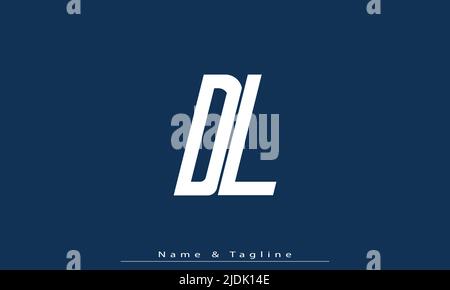 Alphabet letters Initials Monogram logo DL , LD Stock Vector