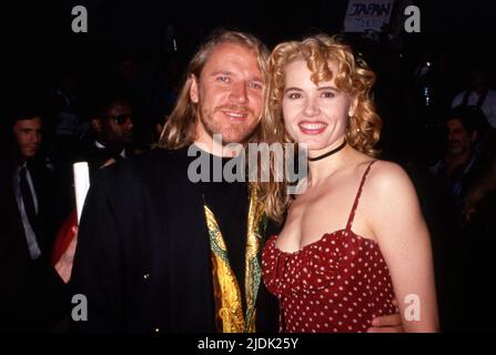 Geena Davis and Renny Harlin at the Screening of Cliffhanger May 26 ...