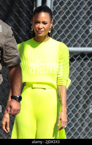 Thandie Newton outside the Jimmy Kimmel Live! studios in Los Angeles, California Featuring: Thandiwe Newton Where: Los Angeles, California, United States When: 26 Aug 2021 Credit: Guillermo Proano/WENN Stock Photo