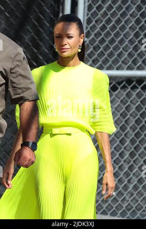 Thandie Newton outside the Jimmy Kimmel Live! studios in Los Angeles, California Featuring: Thandiwe Newton Where: Los Angeles, California, United States When: 26 Aug 2021 Credit: Guillermo Proano/WENN Stock Photo