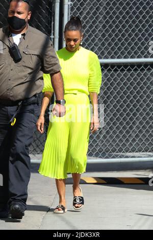 Thandie Newton outside the Jimmy Kimmel Live! studios in Los Angeles, California Featuring: Thandiwe Newton Where: Los Angeles, California, United States When: 26 Aug 2021 Credit: Guillermo Proano/WENN Stock Photo