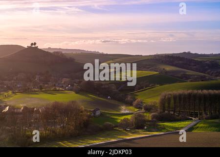 Colmer's Hill - Symondsbury, Bridport, Dorset, UK Stock Photo