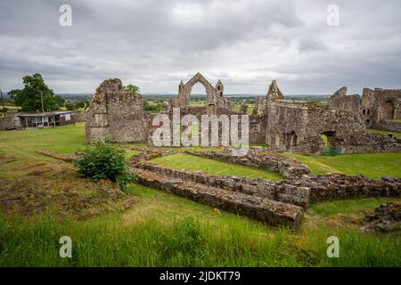 Haughmond Abbey in Shrewsbury, England Stock Photo