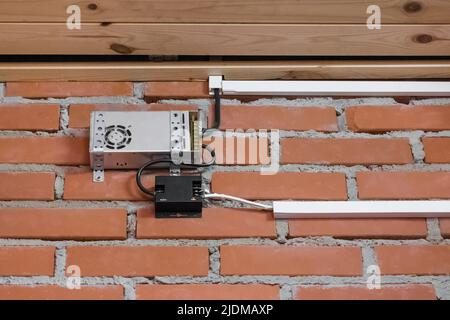 LED Indicator Controller Electrical System Modern Technology Circuit Equipment. Stock Photo