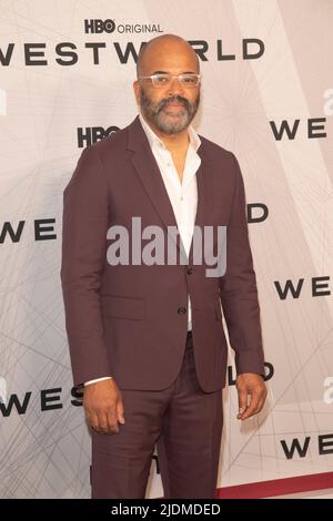 New York, United States. 21st June, 2022. Jeffrey Wright attends HBO's 'Westworld' Season 4 premiere at Alice Tully Hall, Lincoln Center in New York City. Credit: SOPA Images Limited/Alamy Live News Stock Photo