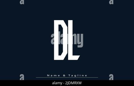 Alphabet letters Initials Monogram logo DL , LD Stock Vector