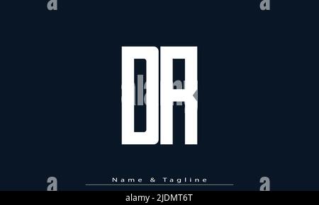 Alphabet letters Initials Monogram logo DR , RD Stock Vector