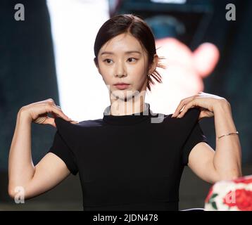 Lee Joo-Bin, June 22, 2022 : Lee Joo-Bin attends a production press