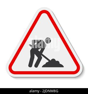 Under Construction Symbol Sign Isolate On White Background,Vector Illustration EPS.10 Stock Vector