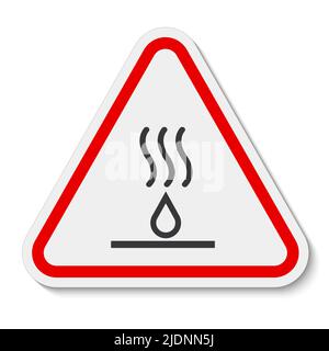 Hot Liquids Symbol Sign Isolate On White Background,Vector Illustration EPS.10 Stock Vector