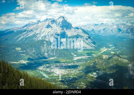 Mountain view from high angle Stock Photo