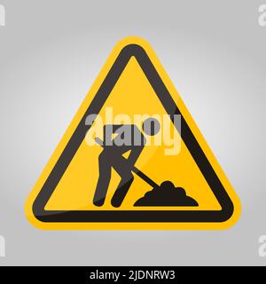 Under Construction Symbol Sign Isolate On White Background,Vector Illustration EPS.10 Stock Vector