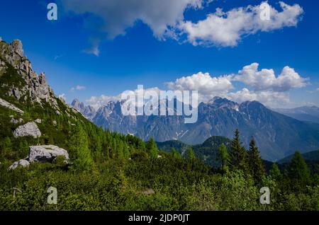 Montagne Dolomiti Unesco Stock Photo
